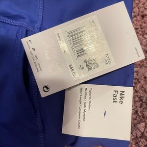 Woman’s Nike Fast dri-fit biker shorts size XXL.